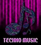 Techno Music Shows Electric Jazz And Acoustic Stock Photo