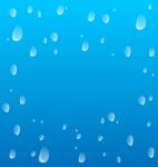 Water Drops  Background Stock Photo