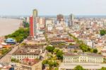 Aerial View At The City Of Guayaquil, Ecuador Stock Photo
