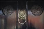 Traditional - Period -  Antique - Front Door Knocker Stock Photo