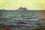 Small Island In Vintage Style Stock Photo