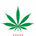 Cannabis (marijuana) Leaf Icon .  Flat Style Stock Photo
