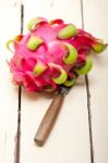 Fresh Dragon Fruit Stock Photo