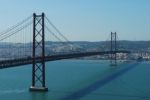 April 25th Bridge In Lisbon, Portugal Stock Photo