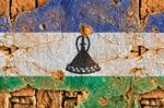 Grunge Flag Of Lesotho Stock Photo