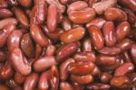 Azuki Beans Or Red Beans In Flat For Texture Background Uses Stock Photo