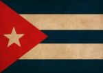 Cuba Flag Drawing ,grunge And Retro Flag Series Stock Photo