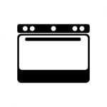 Oven Kitchen Tool For Cooking Foods Symbol Icon  Illustrat Stock Photo