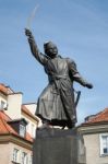 Monument To Jan Kilinski In Warsaw Stock Photo