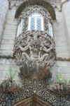 Gargoyle In Palace Of Pena In Sintra Stock Photo