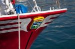 San Juan, Tenerife/spain - February 25 : Boat Moored In San Juan Stock Photo