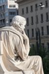 Classic Statue Socrates Stock Photo