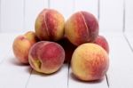Peaches (prunus Persica) Stock Photo