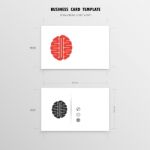 Abstract Creative Business Cards Design Template Stock Photo