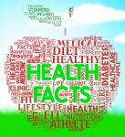 Health Facts Indicates Healthy Info And Care Stock Photo