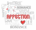 Affection Words Means Caring Love And Devotion Stock Photo
