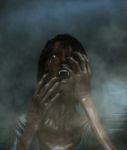 3d Illustration Of Ghost Woman In The Lake,scary Background Stock Photo