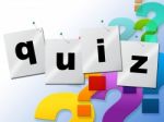 Quiz Questions Means Frequently Puzzle And Quizzes Stock Photo