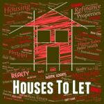 Houses To Let Shows For Rent And Homes Stock Photo