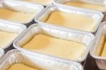 Fresh Bake Cheese Cup Cake Stock Photo