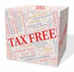 Tax Free Cube Meaning Duty Buy And Untaxed Stock Photo