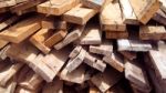 Stack Of Lumber Stock Photo