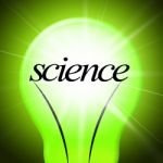 Lightbulb Science Represents Physics Bright And Biology Stock Photo