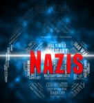 Nazis Word Means National Socialism And Antisemitism Stock Photo