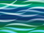 Sea Waves Background Means Curvy Light Ripples
 Stock Photo