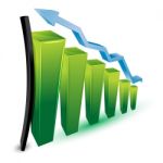 Growing Business Graph Stock Photo