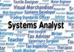 Systems Analyst Shows Technology Hire And Analyser Stock Photo