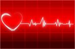 Heart With Cardiology Stock Photo