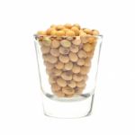 Soybean In Glass Stock Photo