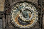 Astronomical Clock At The Old Town City Hall In Prague Stock Photo