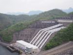 Srinagarind Dam Stock Photo