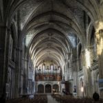 Interior View Of The Cathedral Of St Andrew In Bordeaux Stock Photo