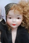 Retro Porcelain Doll Stock Photo