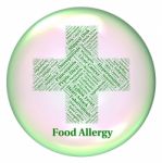 Food Allergy Indicates Hay Fever And Ailments Stock Photo
