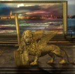 The Golden Leo In Alternative Earth Stock Photo