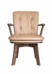 Wooden Armchair Stock Photo