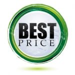 Best Price button Stock Photo