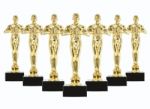 Many Oscar In A Row Stock Photo