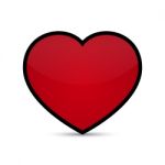  Love Heart Illustration Stock Photo