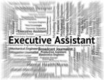 Executive Assistant Means Senior Manager And Pa Stock Photo