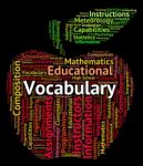 Vocabulary Word Means Dictionaries Vocabularies And Text Stock Photo