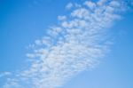 Beauty Blue Sky With Cloud Stock Photo
