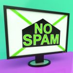No Spam Shows Removing Unwanted Junk Email Stock Photo