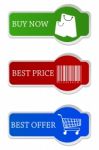 Shopping Tags Stock Photo