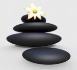 Spa Stones Represents Harmony Nature And Relaxation Stock Photo