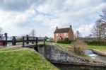 Papercourt Lock On The River Wey Navigations Canal Stock Photo